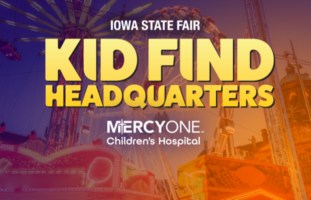 Iowa State Fair Kid Find Booth